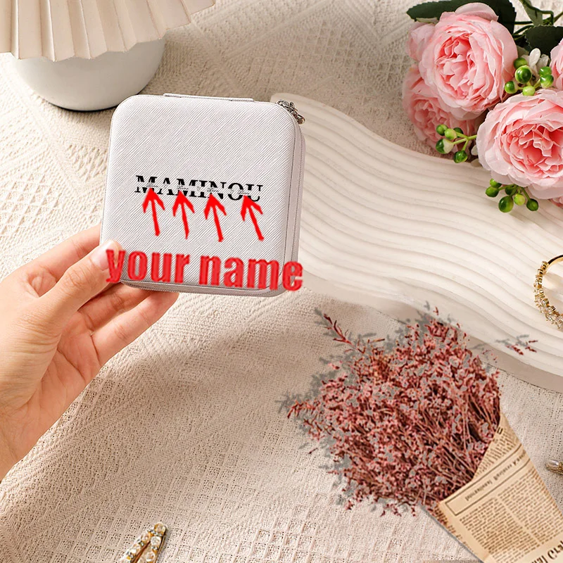 

Органайзер для ювелирных изделий для девочек, персонализированное имя, идея подарка для девочек на Рождество и Новый год