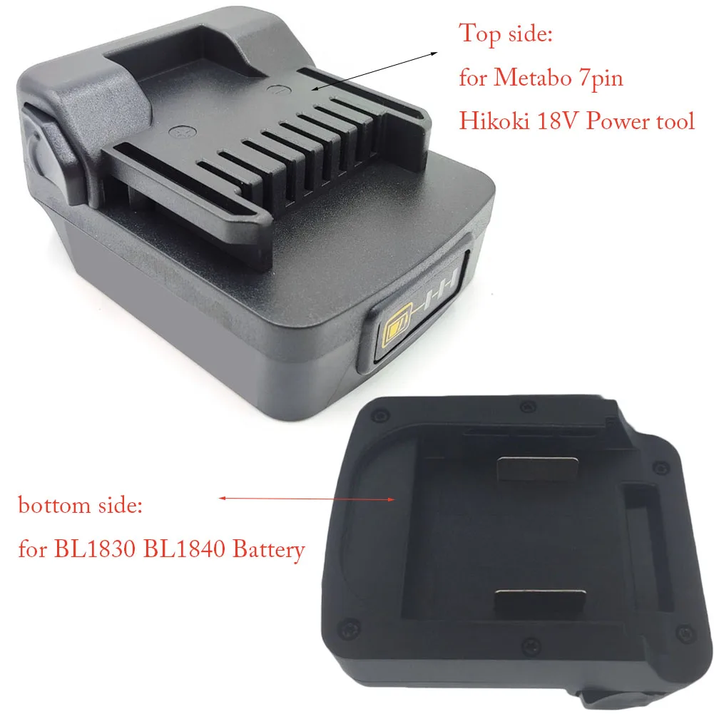 

Power Tool Battery Converter Battery Adapter Converter For BL1830 Battery For Hikoki For Metabo Power Tool
