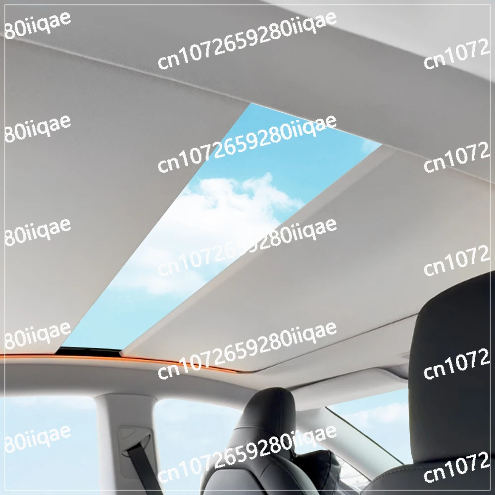 2025Electric Powered Sunshade for     Model Y New Juniper 2025 Voice Control Retractable Sunroof Heat