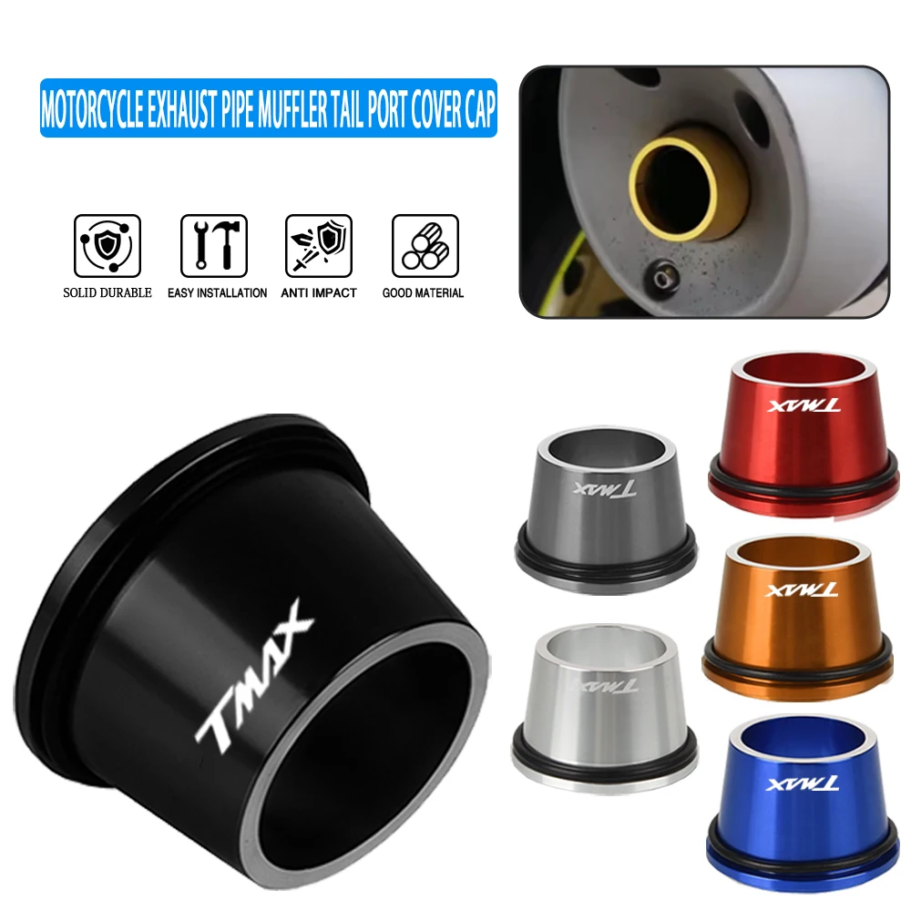 

TMAX 530 / 560 Exhaust Muffler End Tip Cover For YAMAHA TMAX 530 560 T-MAX 530 SX DX 2012-2021 Durable Anti-Rust Matte Black