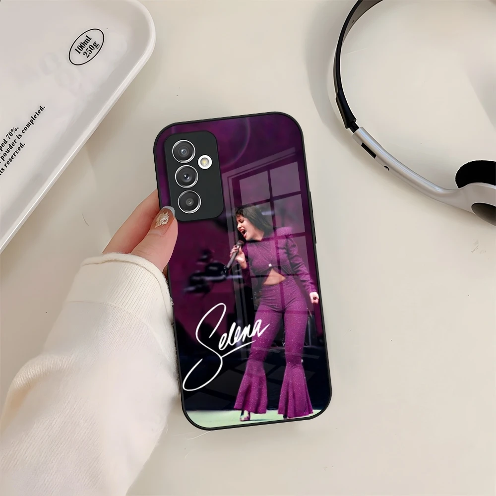 Selena Quintanilla Phone Case Glass for Samsung Galaxy S24 S22 S23 S20 S21 Ultra Fe Plus A24 A52 A34 A54 A53 M54 Coque