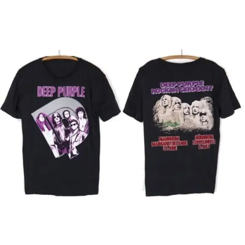 Vintage T-Shirt 1985 für Fans von Deep Purple, doppelseitig, Größe S 5Xl
