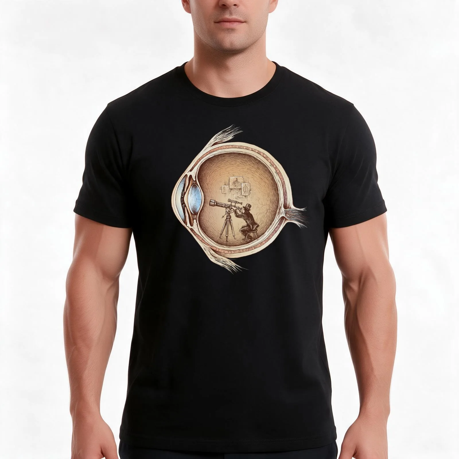 Extraordinary Observer T-Shirt, Summer Casual Cotton Tee, Oversized Streetwear Tops, Vintage Graphic Print, Unisex Men Women