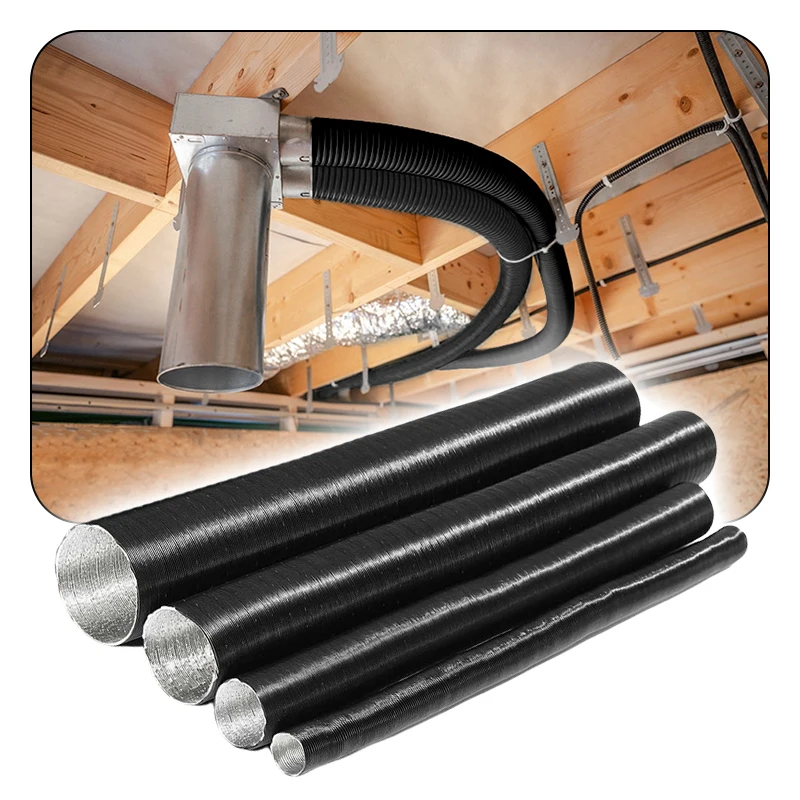 

25 мм, 42 мм, 60 мм, 75 мм, диаметр воздуха, дизельный парковочный обогреватель, воздуховод, трубчатый шланг для автомобиля, грузовика, кемпера, шланг из алюминиевой фольги 100-300 см