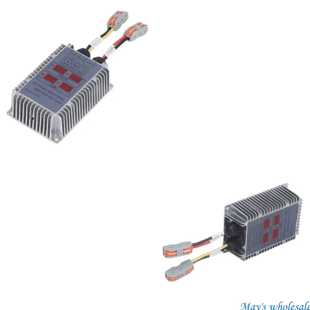 

300W Solar Controllers with LCD Display Adjustable Waterproof & Shockproof Designs For Multiple Battery Types 448A