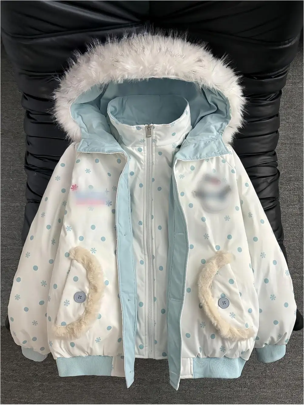 

Милый хлопковый жакет в горошек для женщин: свободный, теплый, зимний, модный, домашний, универсальный, с подкладкой из полиэстера