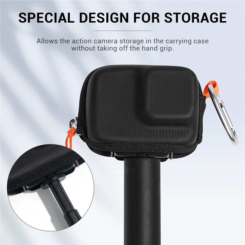 

for Insta360 Ace Pro 2 Small Pouch Travel Shooting Hard Shell Storage Case for Ace Pro 2 Camera Protective Accessories Black