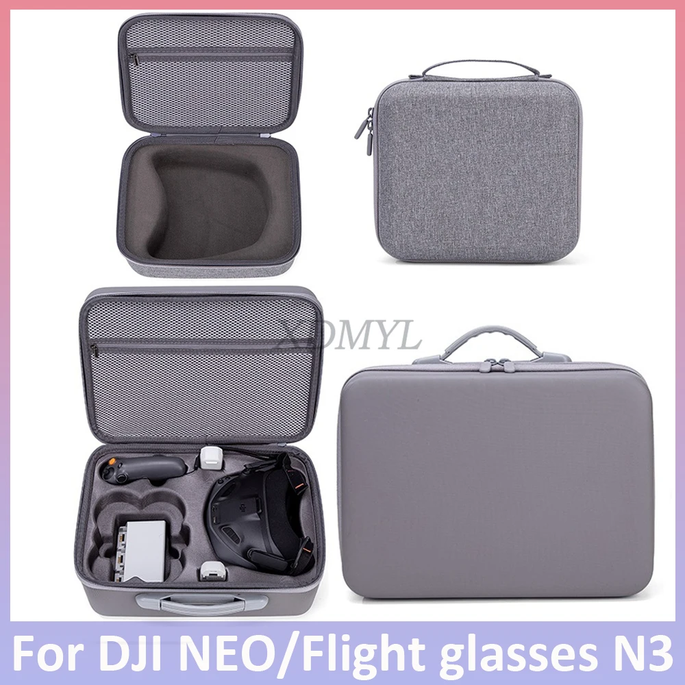 For DJI NEO/Motion 3 Somatosensory Storage Bag Goggles N3 Standalone Bag Protective Case Waterproof Storage Box Drone Accessory