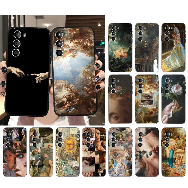 Phone Case for Motorola G100 G50 G60 G60S G10 G20 G30 G53 G13 G32 G stylus G8 G9 G Power G9 Plus G Pure Art Paint