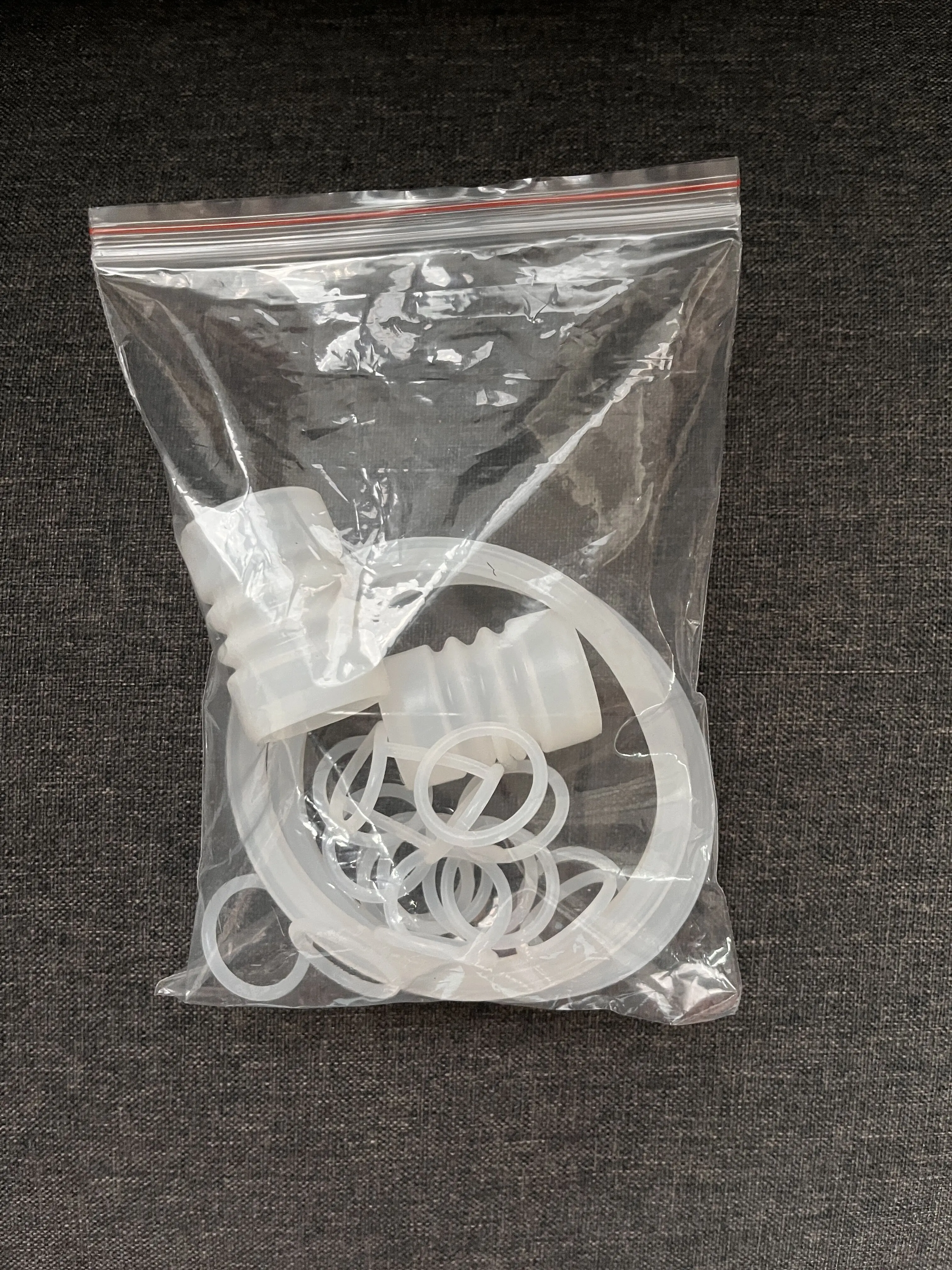 17 PCS O Silicone Sealing Rings Corrugated Sleeve H Shaped Gaskets Mixed Pack Ice Cream Maker Parts For BQL Soft Serve Machines