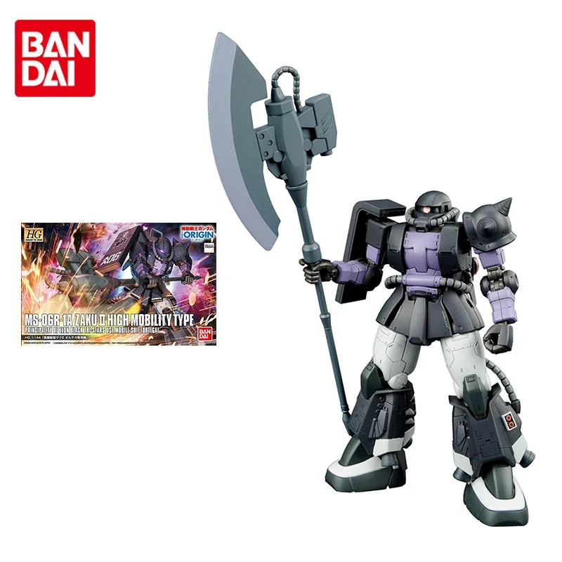 

Bandai Gundam Model Kit Аниме Фигурка HG GTO 5 MS-06R-1A Zaku 2, High Mobility Type Gunpla, экшн-игрушка, фигурка, игрушки для детей