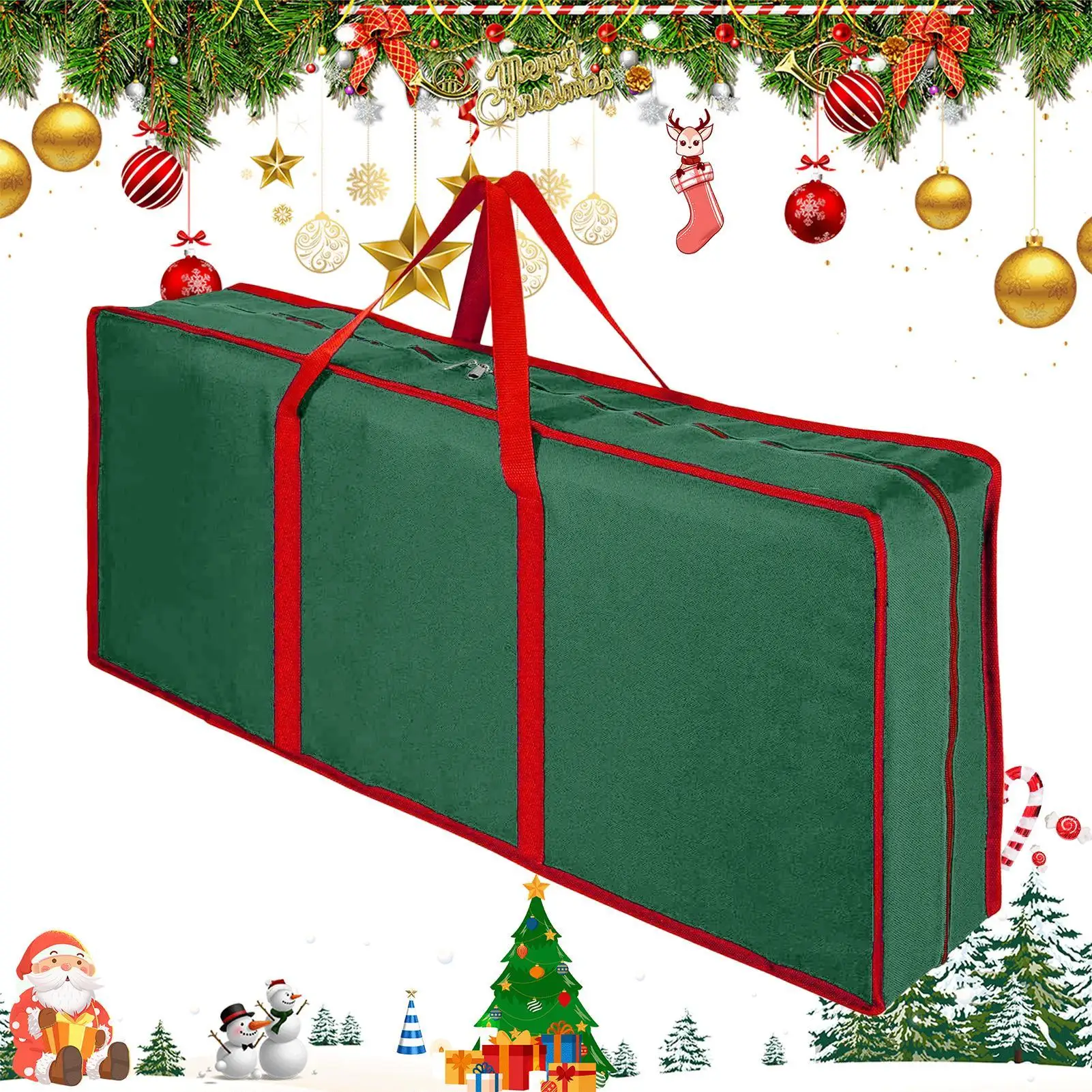 Wrapping Paper Organizer Christmas Storage Container Wrapping Paper Carrying Case For Ribbon Bow Stickers Christmas Holiday