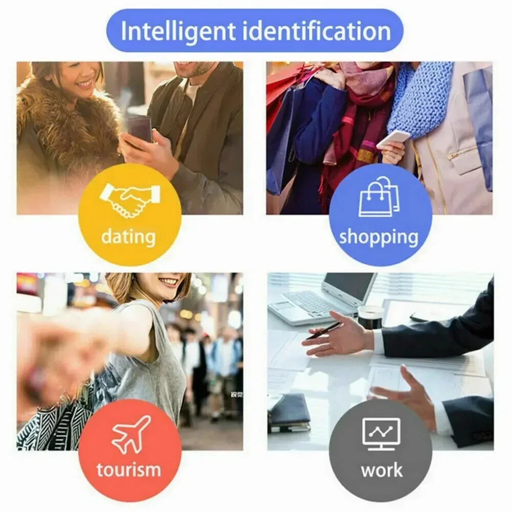 عصا ترجمة اللغة اللاسلكية الذكية AI USB قابلة لإعادة الشحن مترجم اللغة الإلكترونية المحمولة ترجمة صوتية #6