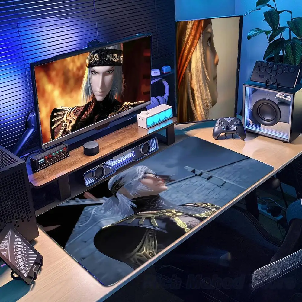 The Legend Of Qin Mouse Pad Mousepad Large Gaming Mouse Pad LockEdge Thickened Computer Keyboard Table Desk Mat