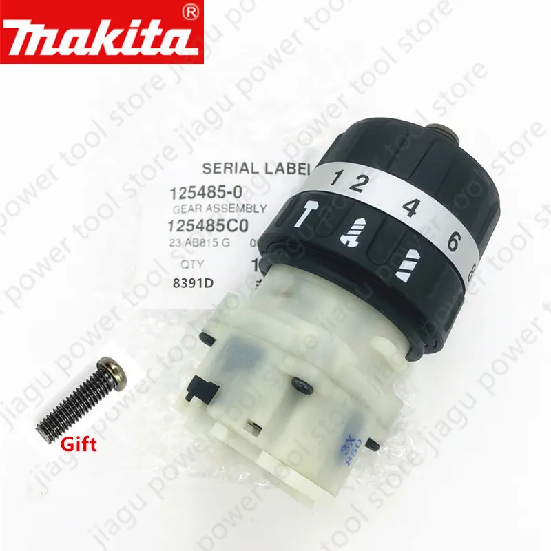 Makita-gear Box para Hp457d Bhp453 8391d Dhp453 Peças de Ferramentas Elétricas 1254850