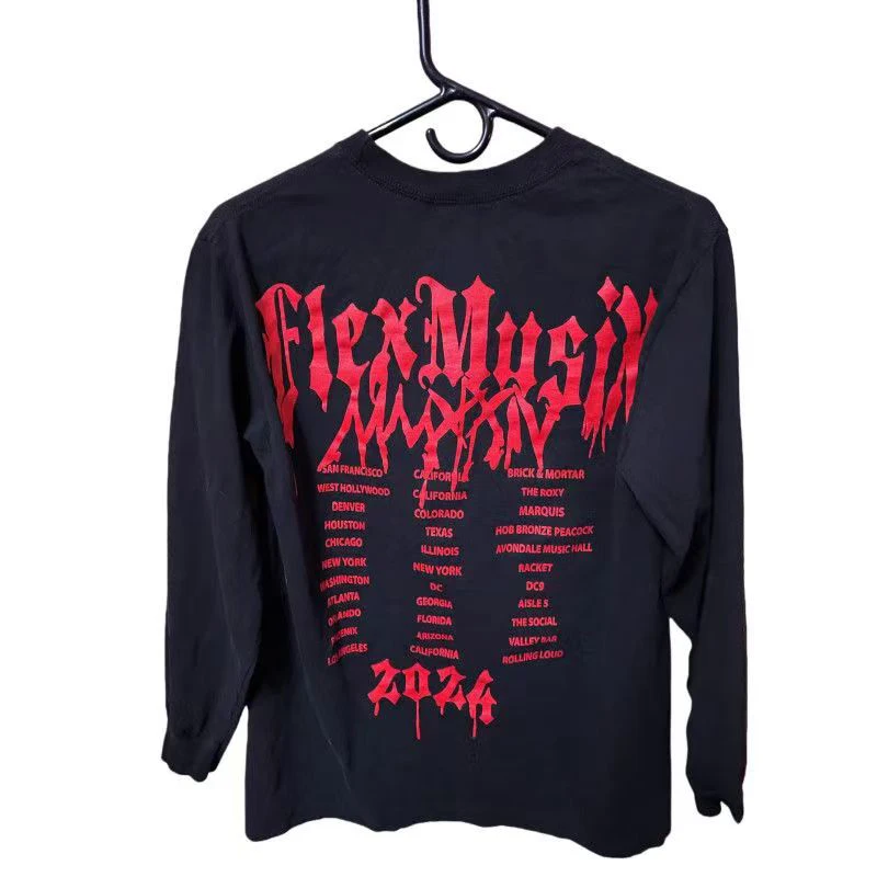 

Y2k Street Fashion Cotton Pattern Printing Long Sleeved T shirt Men New Harajuku Casual Loose Autumn Tees Unisex Punk Rock