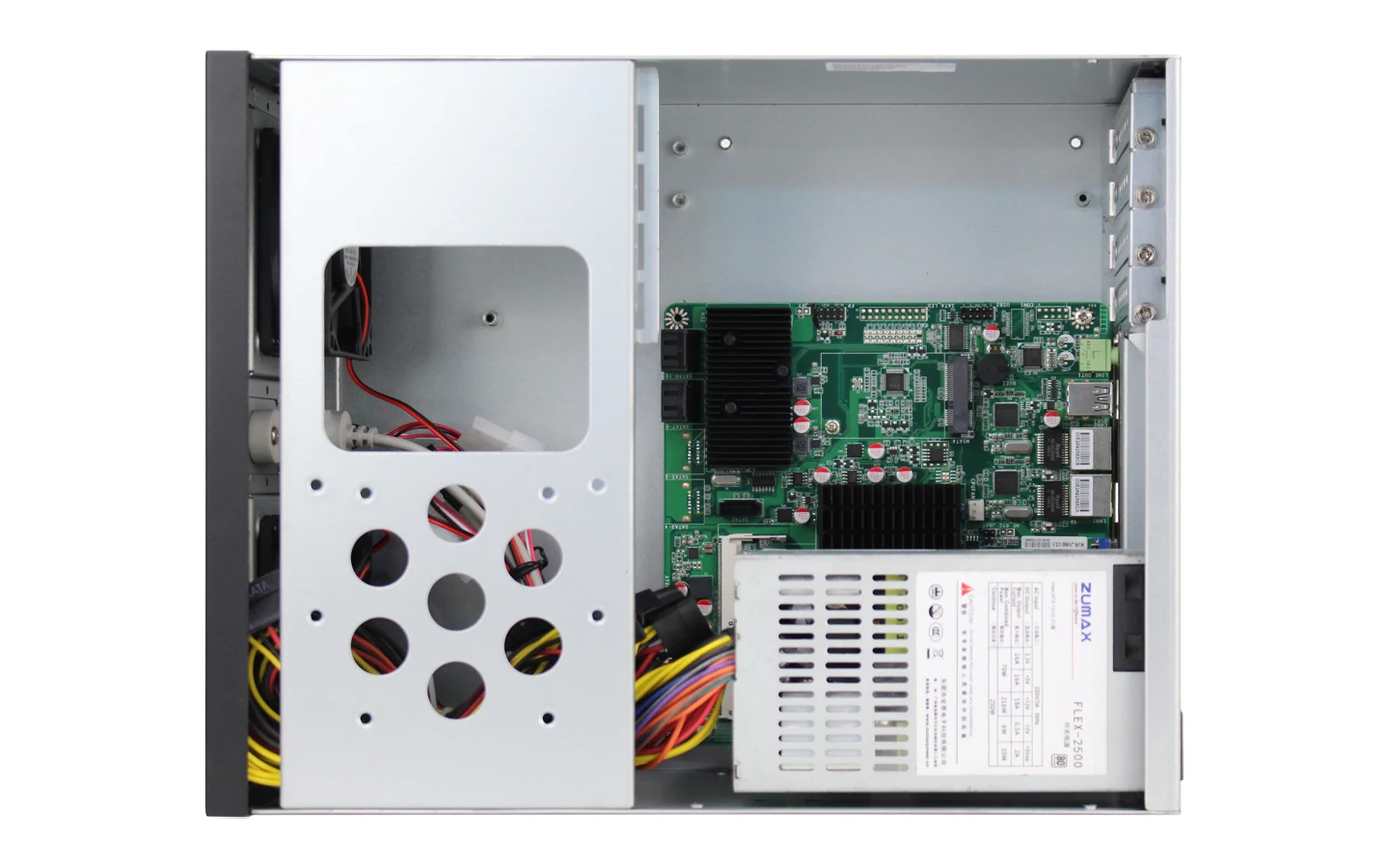 IPC6204 Wall Mount Industrial Cases PC Computer Desktop Server Chassis MATX Motherboard 1u Flex Psu Empty chassis