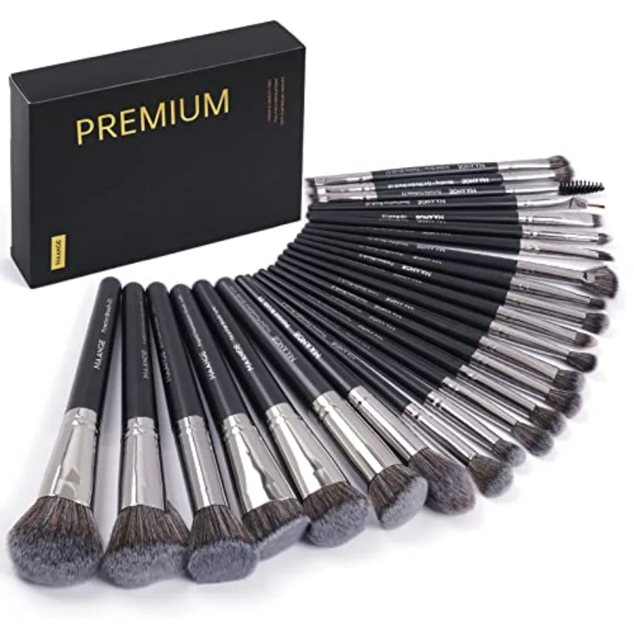 

Makeup Brushes, 25pcs Makeup Brush Set Premium Synthetic Concealer Blush Foundation Eyeshadow Brush Professional Make up Brushe