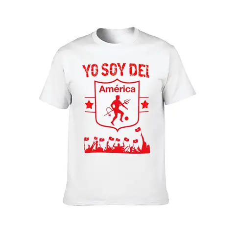 America de Cali Colombia Fotbollströja T-shirt T-shirt T-shirt för män grafisk rolig herr-t-shirt designer-T-shirt 6 best sales Kalifornien, Colombia - №1