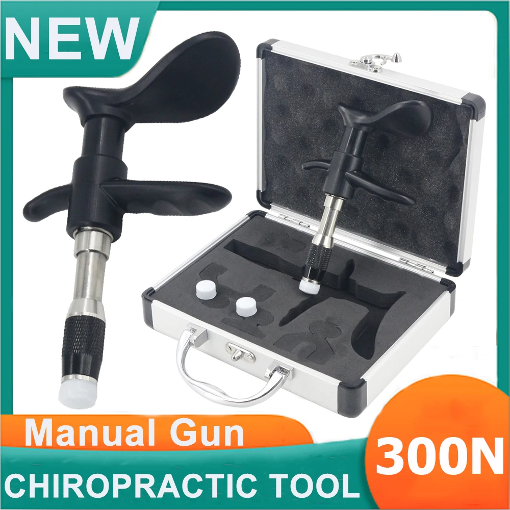 Single Head Chiropractic Adjusting Tool 300N Manual Masssage Gun Improve Joint Pain Correction Spinal Adjustment Masssager New