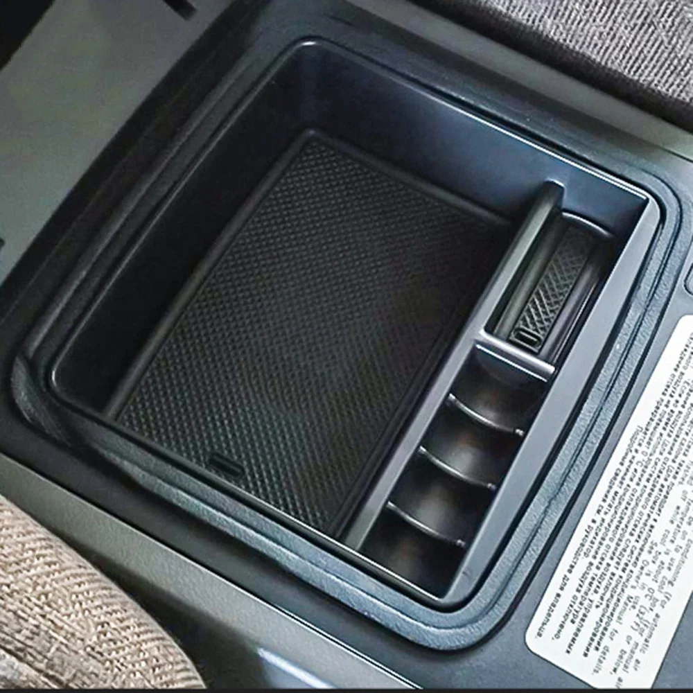 Car Refrigerator Cover Storage Box For Toyota Land1 Cruiser2 Prado FJ 120 FJ120 150 Central Armrest Storage Holder Wholesaled