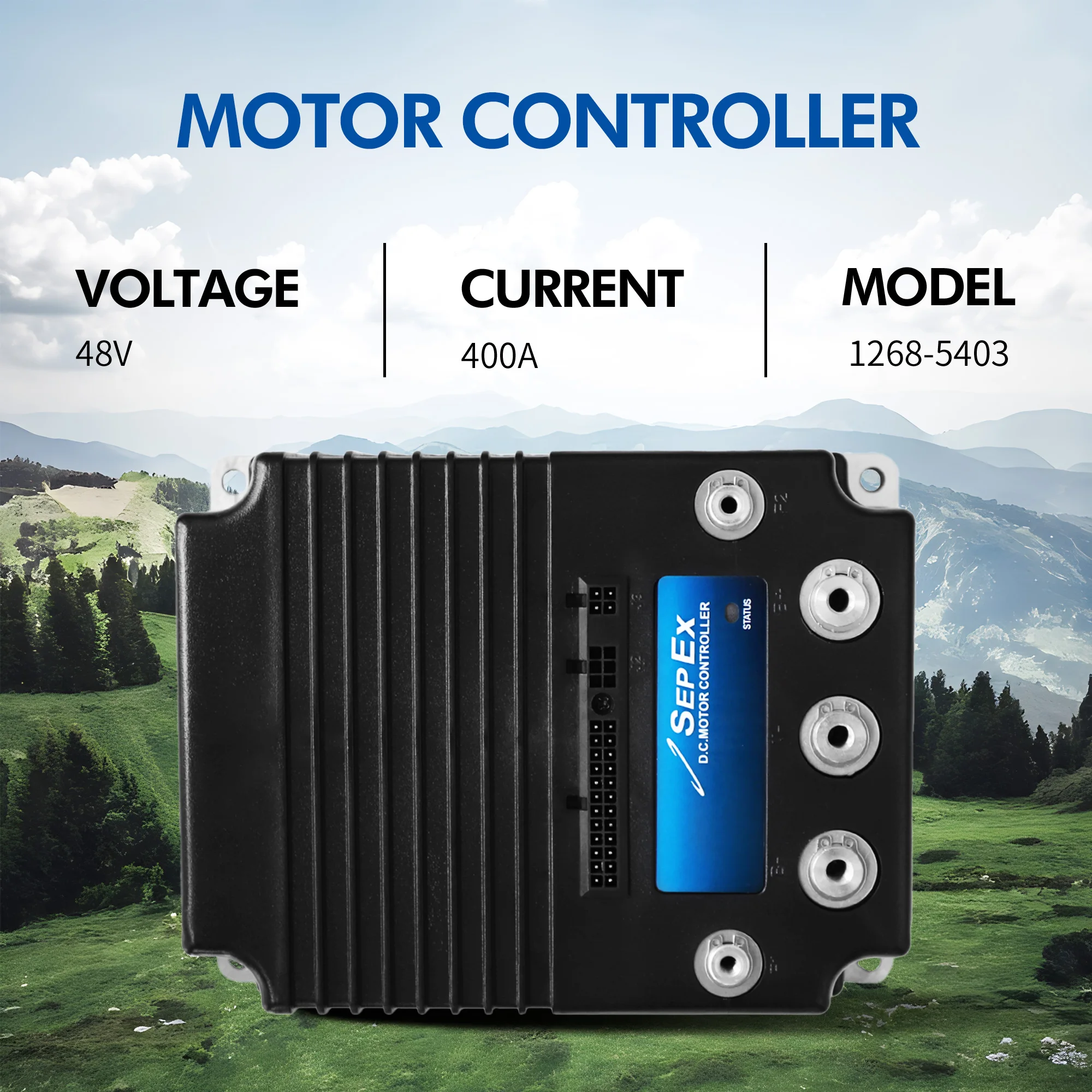 

Motor Speed Controller 36-48V 400A Replace for 1268-5403 Compatible with Electric Curtis Ezgo Club Car 1999-2023 Golf Cart