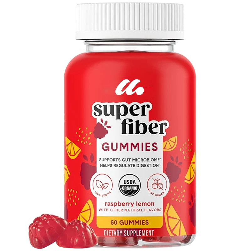 

Adult sugar free organic fiber supplement gummies - prebiotic chrysanthemum root fiber promotes digestive and intestinal health