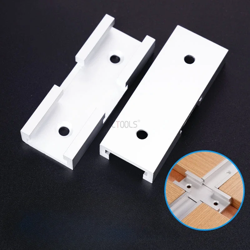 Aluminium Alloy T-track Slot Miter Track Jig Fixture T-Slot -Woodworking Chute Rail - T Slider Fixture Slot Slide Limit Guide