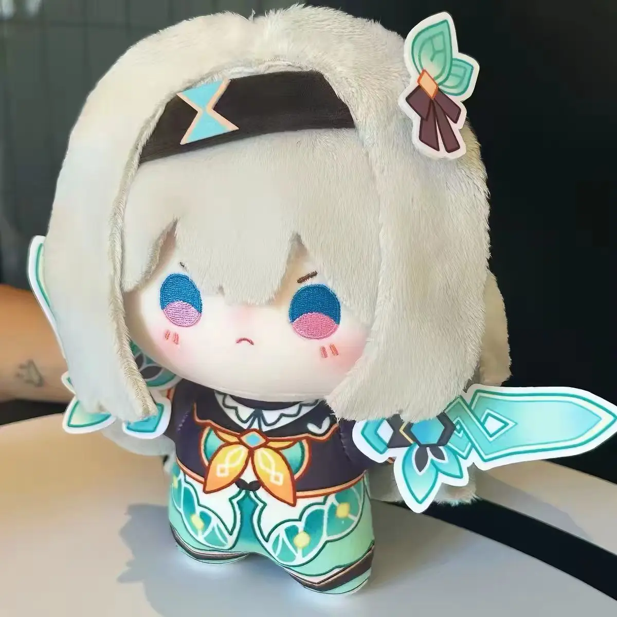 Stuffed Animals Fan Merch | Liuying Printed Nunu-style Standing Anime Cotton Plush Doll Toys approx 25cm Ideal Dress Up Kid Gift