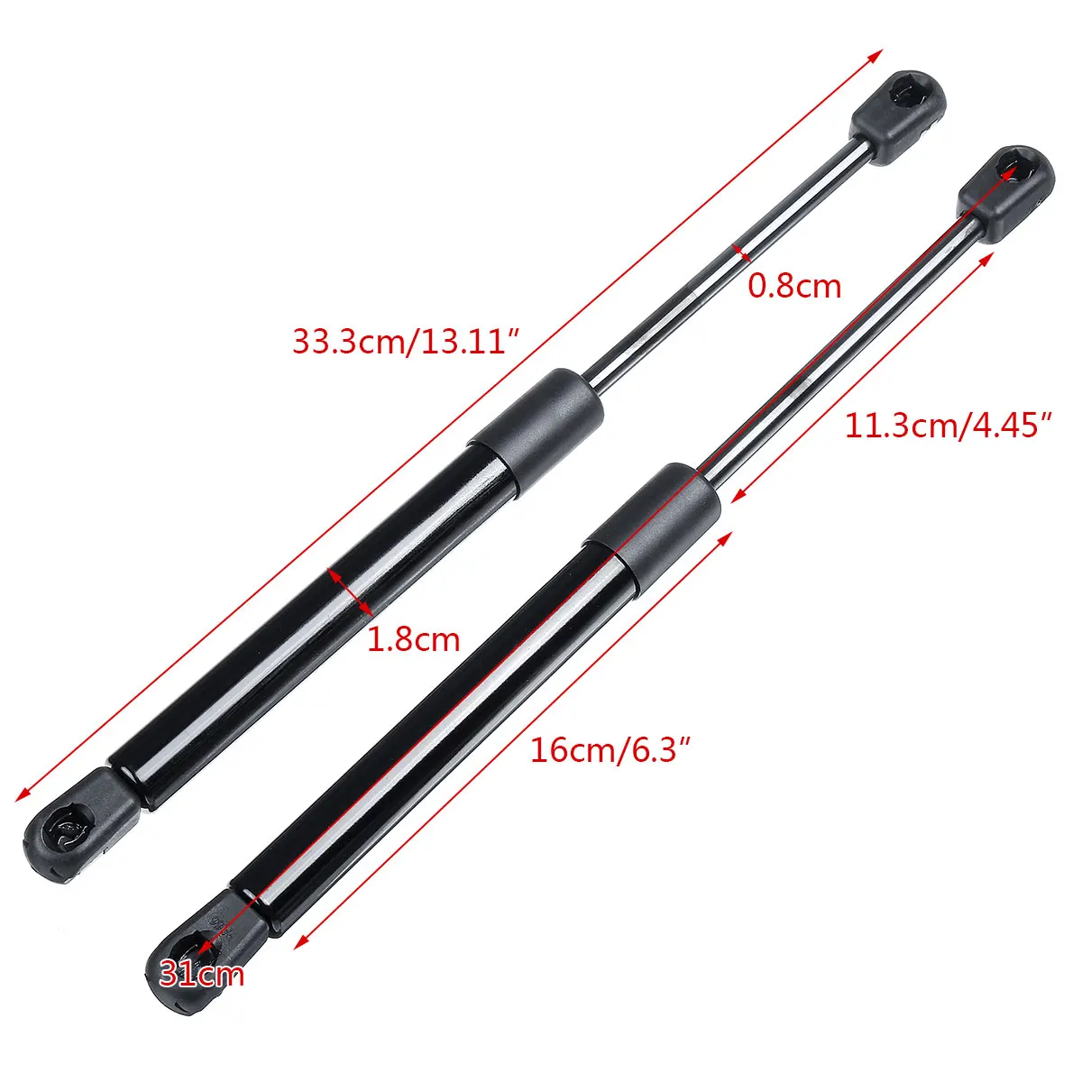 2pcs Rear Trunk Tailgate Boot Gas Spring Shock Lift Strut Struts Support Bar Rod For Ford For Mustang 2015 2016 2017 2018 2019