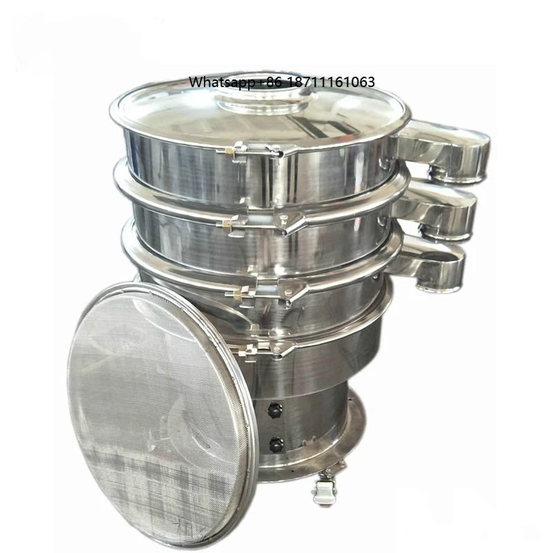 

304 Stainless Steel Vibrating Sifter Machine for Cocoa Beans