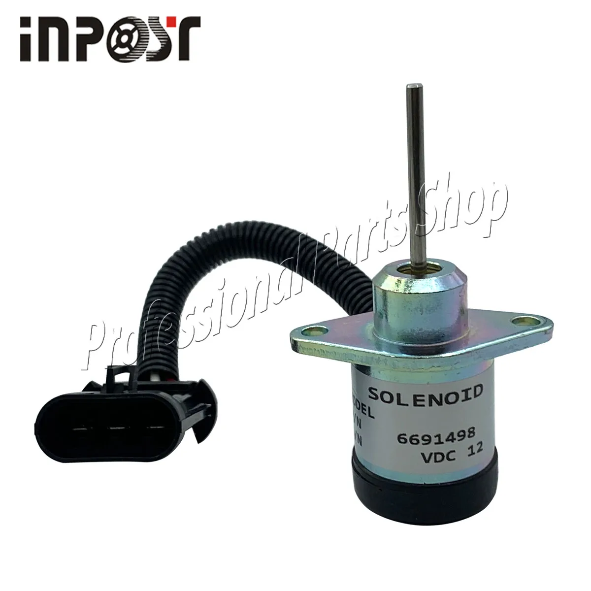 New 6691498 12V Fuel Shut Off Solenoid For Kubota Bobcat S130 S150 T180 T190 1G92560011