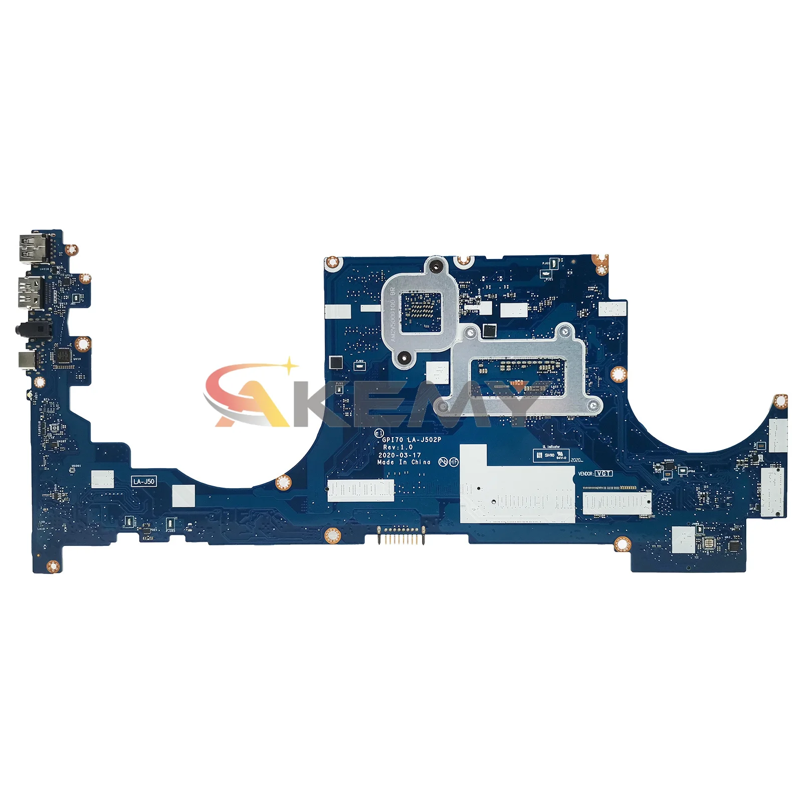 Ae LA-J502P Laptop Motherboard für HP Neid 17-cg 17m-cg gpi70 L87979-601 L87978-601 mainboard mit cpu i5 i7 10th gen