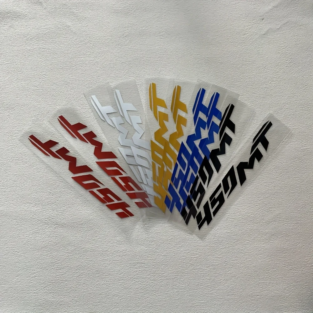 2 PÇS/SET "450MT" Logotipo Adesivo para Decoração de Estilo de Carro de Motocicleta Várias Cores Decalque Acessório