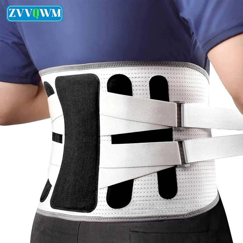 

Adjustable Back Brace Breathable Lumbar Support Belt with Bionic Support Plate for Men Women Herniated Disc, Sciatica, Arthritis