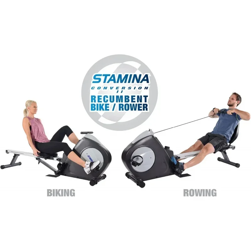 Stamina Conversion II Recumbent Exercise Bike/Rower