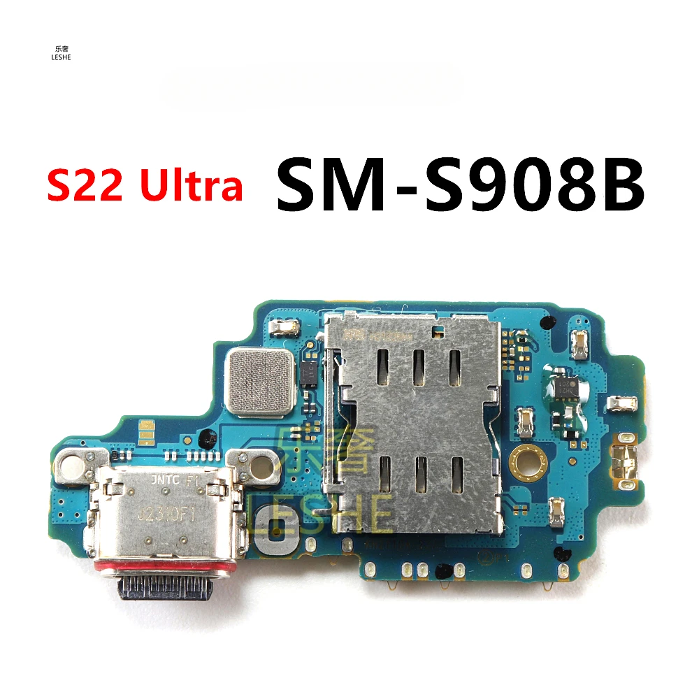 Poort Opladen Board Flex Voor Samsung Galaxy S22 Ultra 5G S908B/U/N/E/W Dual SIM Type-C Connector Dock Charger Kabel