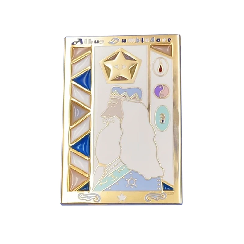 

Customize Cartoon Oblong Beautiful Glass Dream French Design Lapel Pin Wholesale Manufacturer High Quality Gold Metal Badge