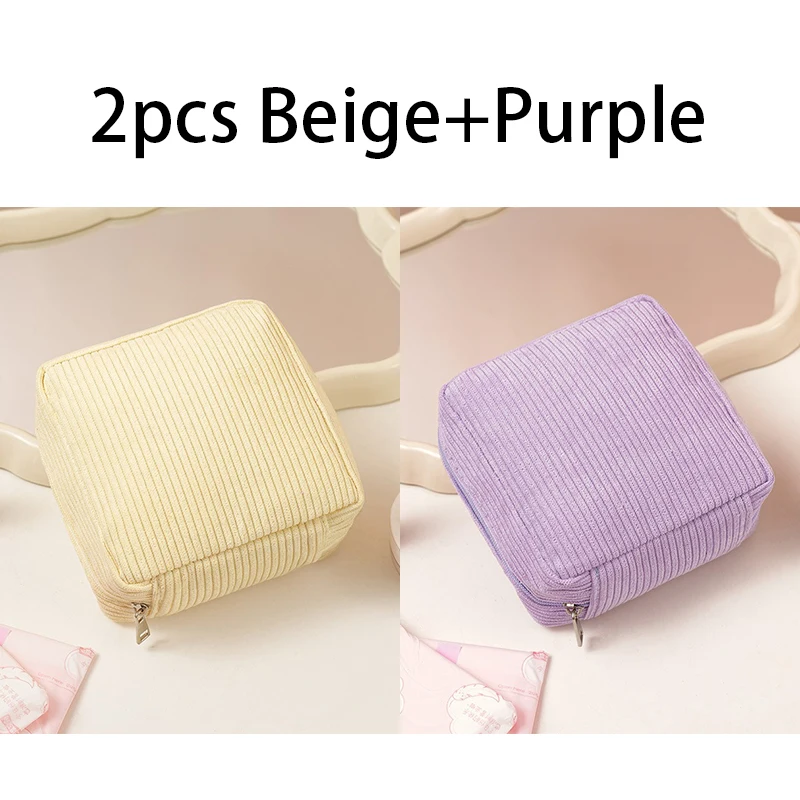 Kulturbeutel, Damenbinden-Beutel, Pad-Beutel, niedliche Kosmetik-Aufbewahrungstasche für Damen, kleine Make-up-Tasche, Kabeletui