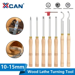 XCAN Wood Turning Tool Carbide Insert Cutter for Woodworking Lathe Rougher Finisher Swan Neck Hollowing Tools