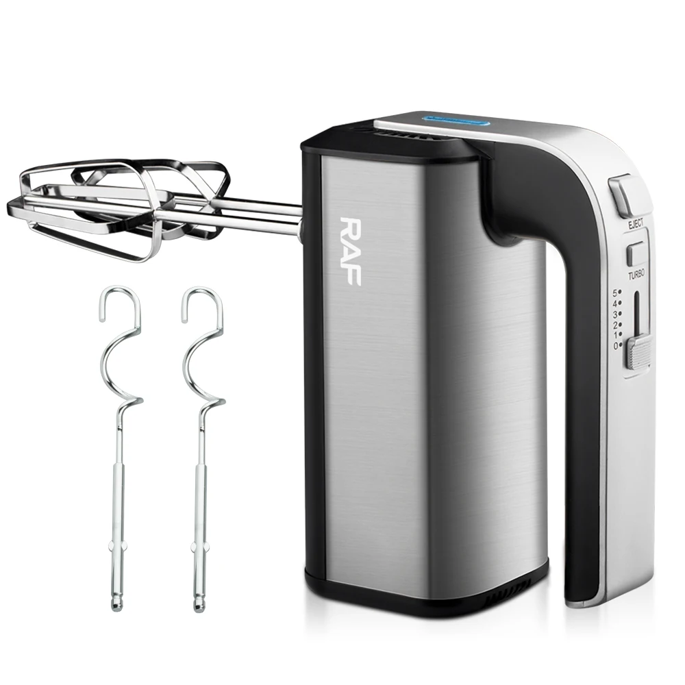 

800W Hand Mixer With 5 Speed Settings Double Rod Stirring 900 To1500RPM Motor Durable Design Easy To Clean For Baking Use