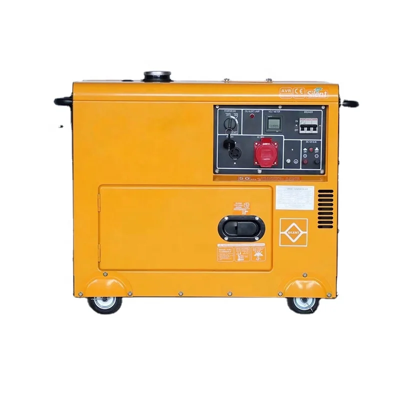 Generadores Diesel Factory Gerador De Energia Generator 3kw 5kw 6kw 8kw 9wk Portable Electric Silent Diesel Generators