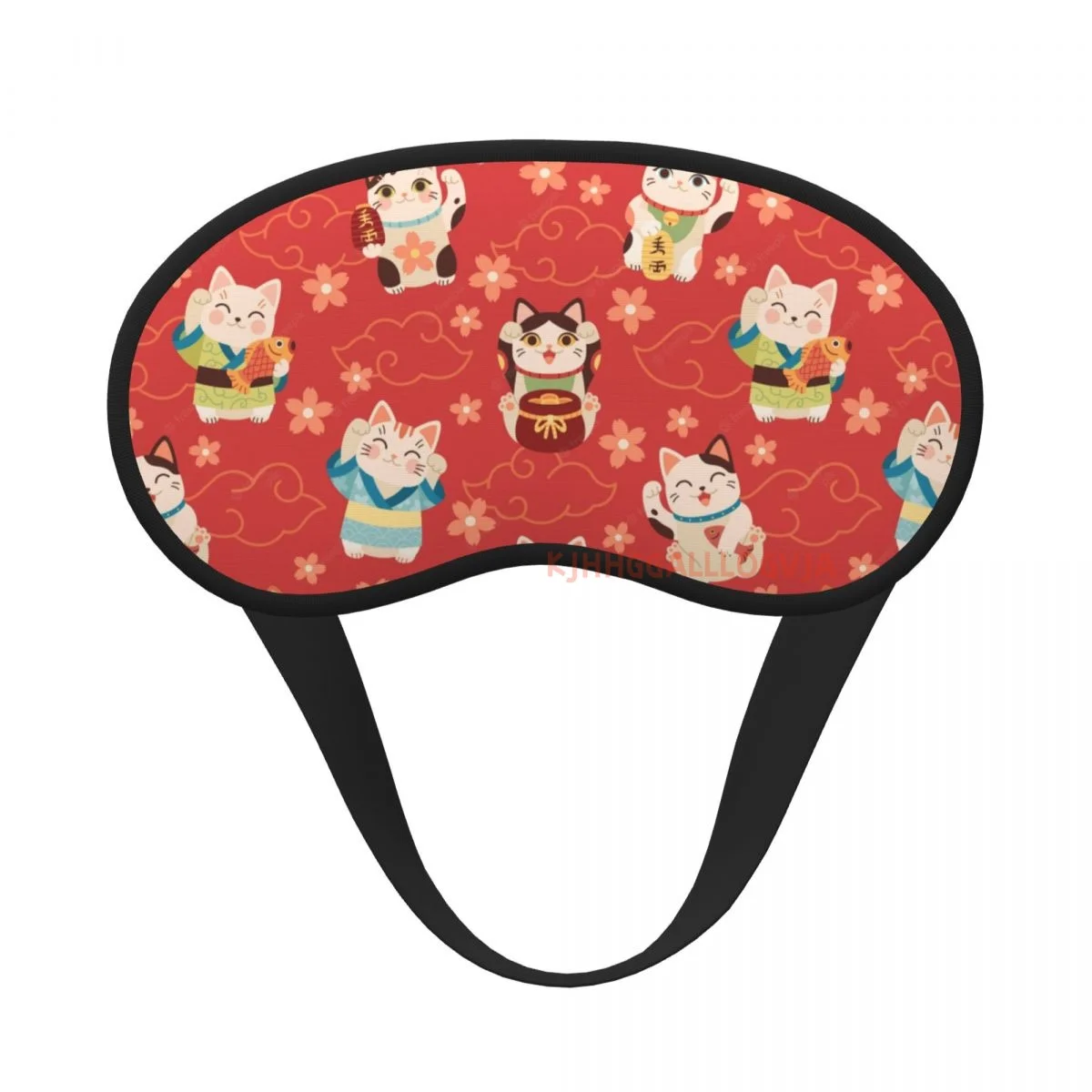 Japanese Money Cat 1pc Sleeping Mask Eyepatch Eye Cover For Travel Relax Sleeping Aid Eye Patch Shading Eye Mask