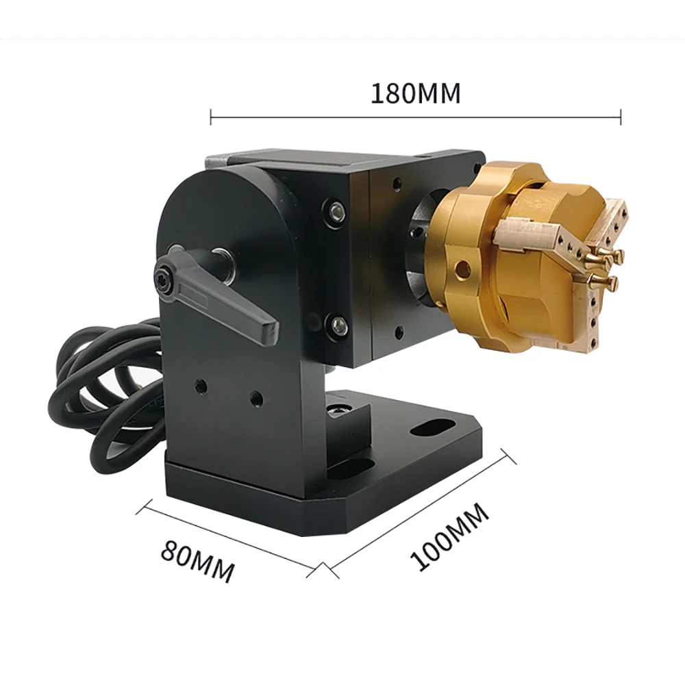 Laser Marking Machine Rotary Table + Controller Laser Engraving Machine Rotary Axis Marking Ring Jewelry Rotary Fixture Rotation