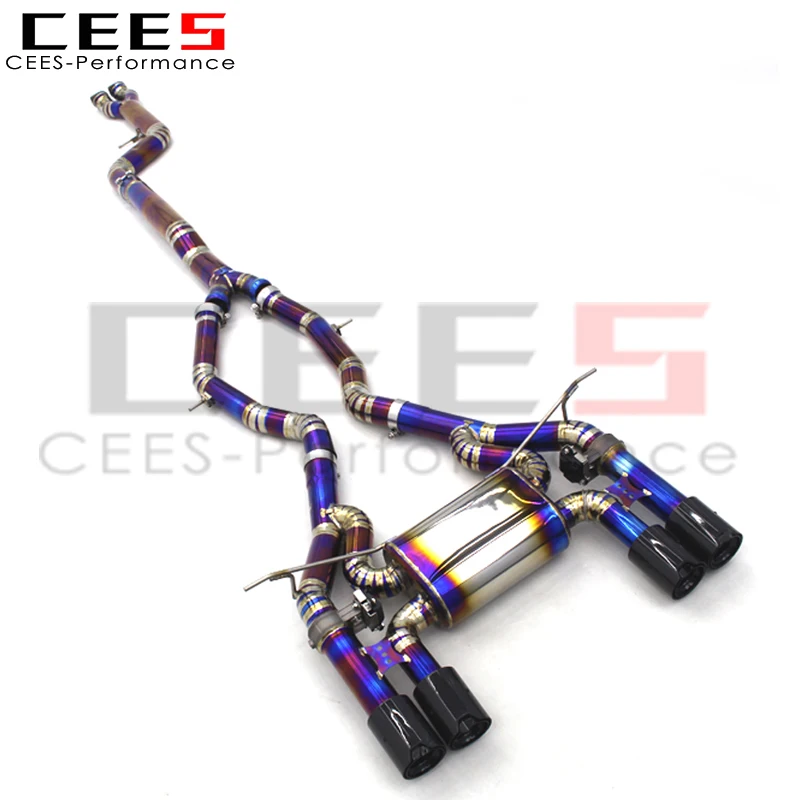 

Cees Выхлопная труба с клапаном Catback для BMW M3/M4 F80/F82 3.0T 2015-2019, производительная система глушителя