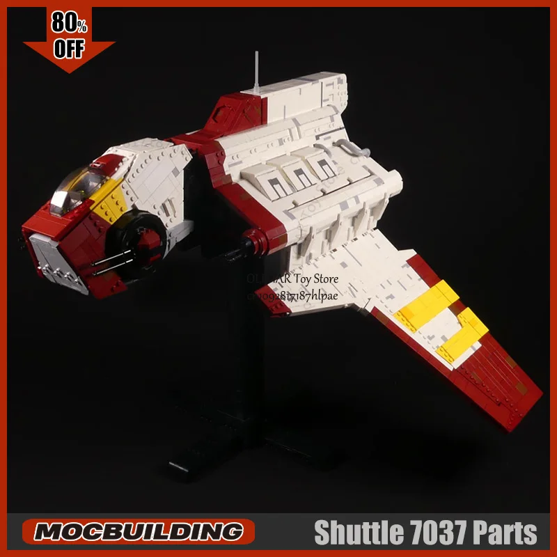 UCCS NU-class Shuttle Model MOC Building Block Spaceship Diy Creative Assembly Educational Technology Bricks Toys Xmas Gift