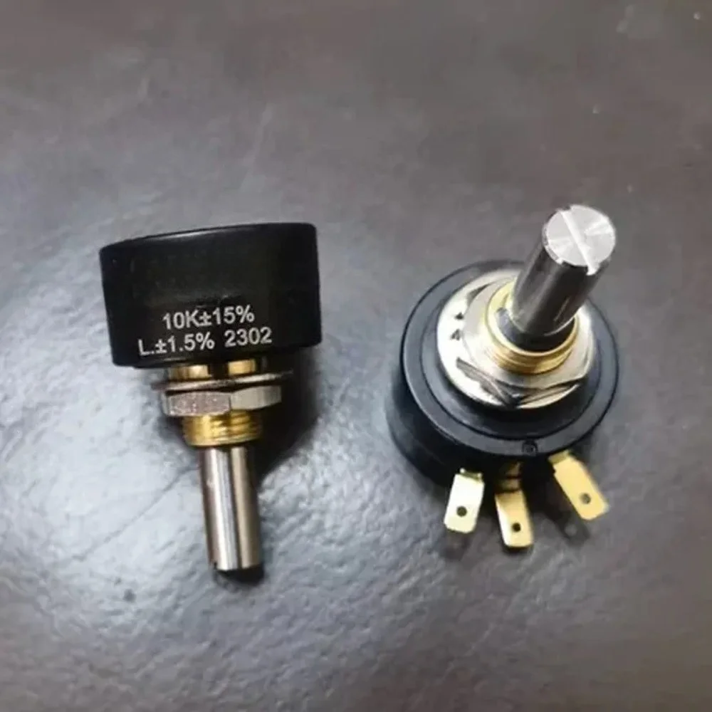 CR22E Precision Single-Turn Conductive Plastic Potentiometer, 1K 2K 5K 10K Continuous Rotation