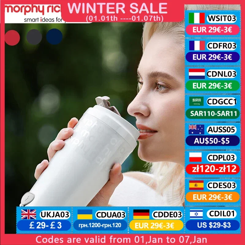 MORPHY RICHARDS เครื่องทำฟองนม teko listrik MINI แบบพกพาใช้งานได้สองแบบสำหรับ MR6062กาแฟปรับอุณหภูมิได้