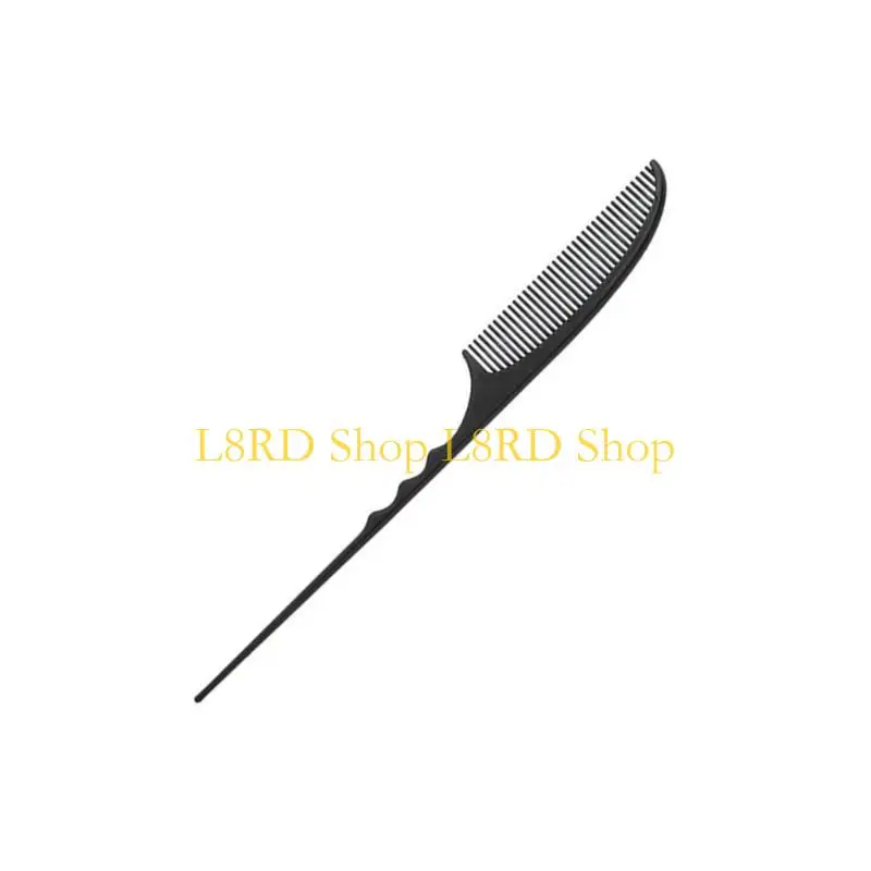 L8RD Carbon Fiber Teasing Comb Parting Comb Hairdressing Comb for Wet and Dry Hair