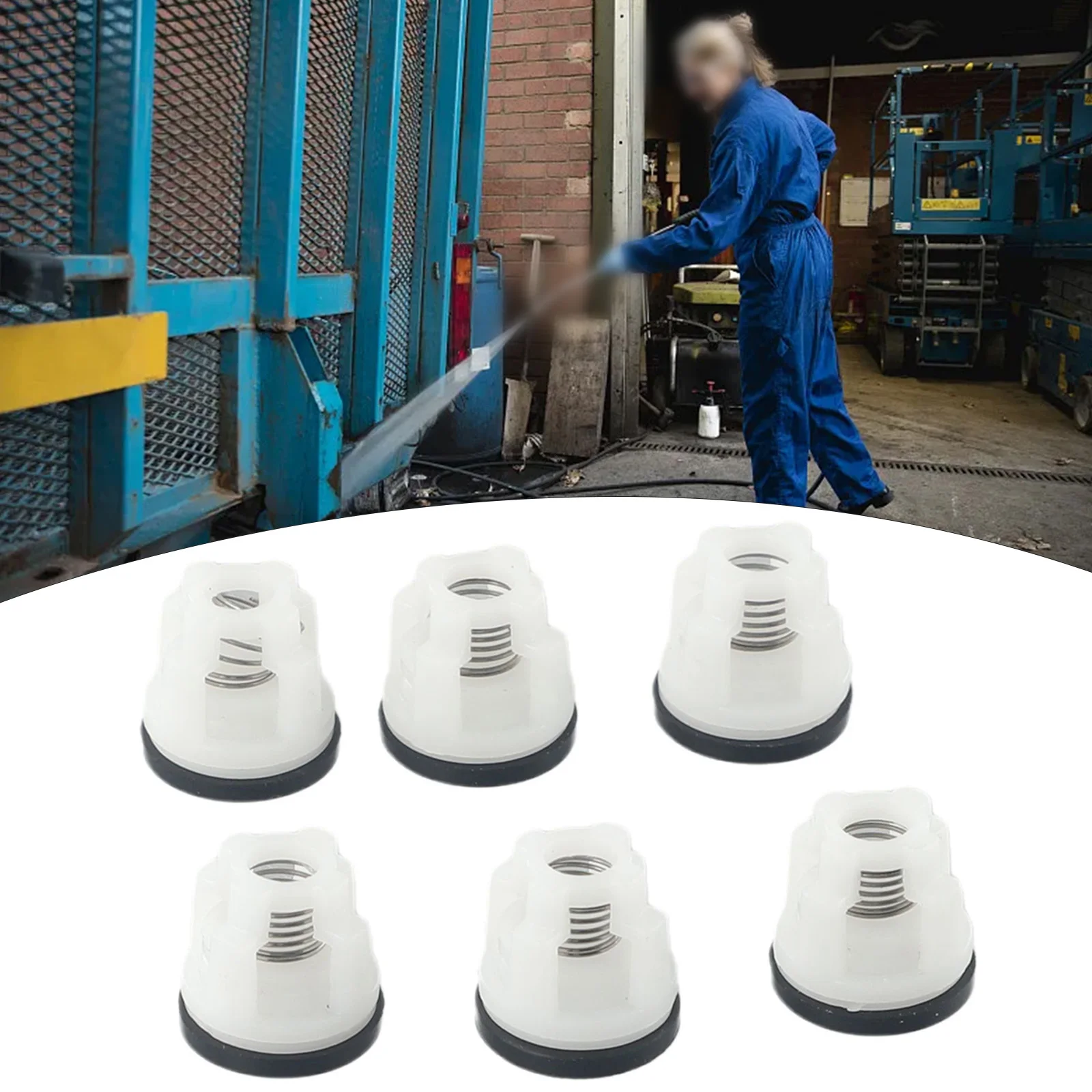 

Set of 6 check valves for 280/380 aluminum pump heads used in For 360 model car washing machines for cleaning machine repairs